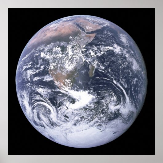 Aarde - Apollo 17 Foto Poster (Voorkant)