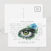 Aarde begon postkaart te helen (Voorkant / Achterkant)