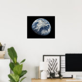 Aarde bekeken vanuit Apollo 8 Poster (Thuiskantoor)