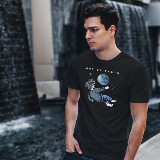 Aarde bekijken vanuit de ruimte t-shirt