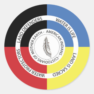 Aarde-bewaarders Ronde Sticker