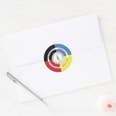 Aarde-bewaarders Ronde Sticker (Envelop)