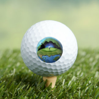 Aarde Binnen een golfbal Golfballen