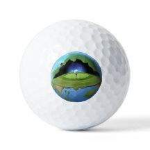 Aarde Binnen een golfbal