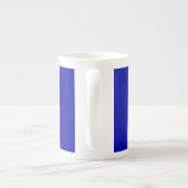 Aarde Blauw Porselein Kop (Achterkant)