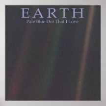 AARDE BLEEK BLAUW DOT POSTER