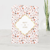 Aarde Bloemen Alles in een Gouden Indische bruilof (Achterkant)