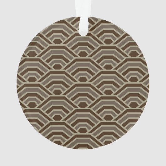 Aarde Bogen Acryl Ornament (achterkant)