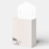 Aarde Bohemian Bloemen Veren Bruiloft Bedankdoosjes (Geopend)