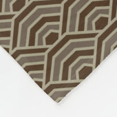 Aarde Boogjes Fleece Deken (Hoek)