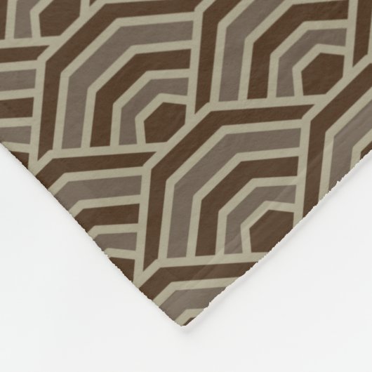 Aarde Boogjes Fleece Deken (Hoek)