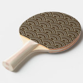 Aarde Boogjes Ping Pong Paddle Tafeltennisbatje (Voorkant Gekanteld)