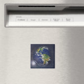 Aarde boven de zon in de ruimte magneet (Insitu (Vaatwasser))