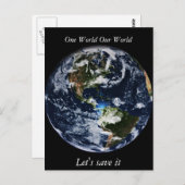 Aarde Briefkaart (Voorkant / Achterkant)