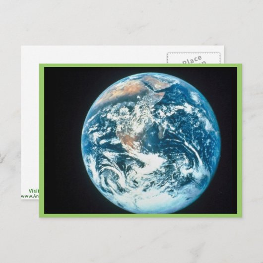 Aarde Briefkaart (Voorkant / Achterkant)