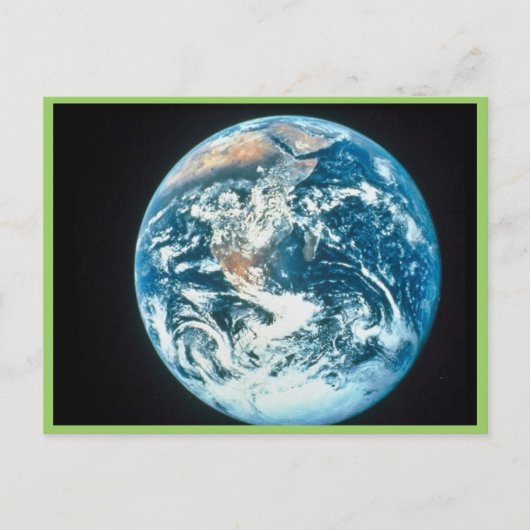 Aarde Briefkaart (Voorkant)