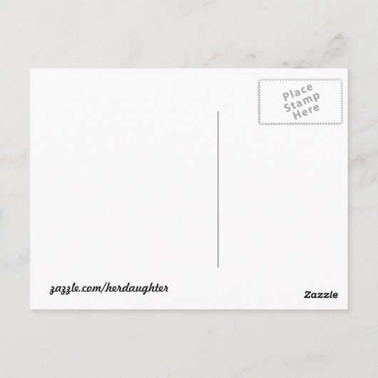 Aarde Briefkaart (Achterkant)