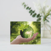 Aarde Briefkaart (Staand voorkant)