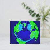 Aarde Briefkaart (Staand voorkant)