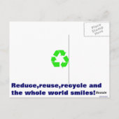 Aarde Briefkaart (Achterkant)