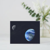 aarde briefkaart (Staand voorkant)