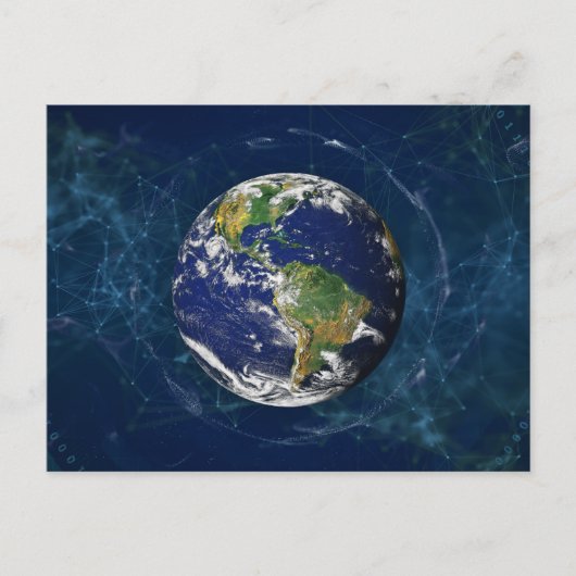 Aarde Briefkaart (Voorkant)