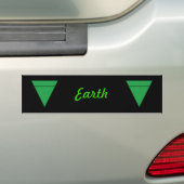 Aarde Bumpersticker (Op auto)