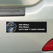 Aarde Bumpersticker (Op auto)