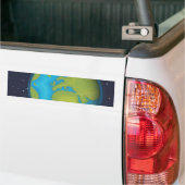Aarde Bumpersticker (Op Truck)
