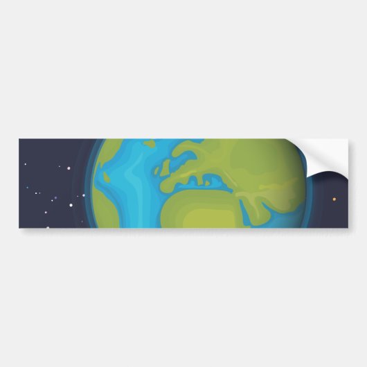 Aarde Bumpersticker (Voorkant)