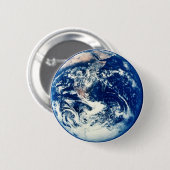 Aarde-Button Ronde Button 5,7 Cm (Voorkant /achterkant)