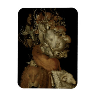 Aarde, c.1570 (olie op het paneel) magneet