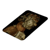 Aarde, c.1570 (olie op het paneel) magneet (Linkerzijde)