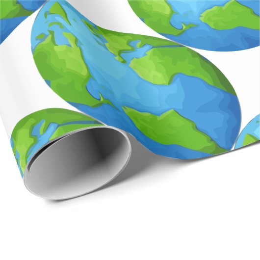 aarde cadeaupapier (Rol Hoek)