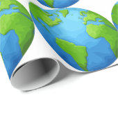 aarde cadeaupapier (Rol Hoek)