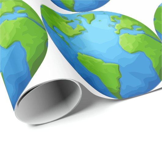 aarde cadeaupapier (Rol Hoek)