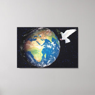 Aarde Canvas Afdruk