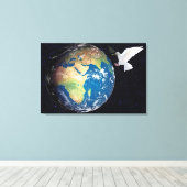 Aarde Canvas Afdruk (Insitu (Houten vloer))