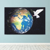 Aarde Canvas Afdruk (Insitu (Houten vloer))