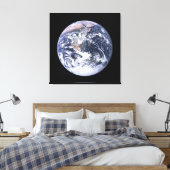 Aarde Canvas Afdruk (Insitu (Slaapkamer))