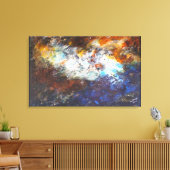 Aarde Canvas Afdruk (Insitu (Woonkamer))