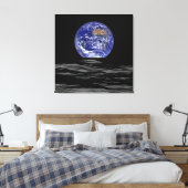 Aarde Canvas Afdruk (Insitu (Slaapkamer))