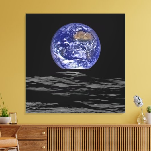 Aarde Canvas Afdruk (Insitu (Woonkamer))