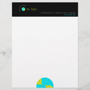 Aarde Chat Briefhoofd Ontwerp