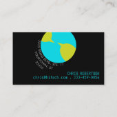 Aarde Chat Visitekaartje (Achterkant)