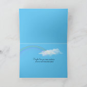 Aarde Dag Aarde Aarde met regenboog Kaart (Binnen)