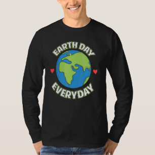 Aarde-dag alledag Aarde-Jubileum T-shirt