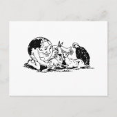 AARDE DAG - Bescherming van het wild Briefkaart (Voorkant)