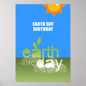 AARDE DAG BIRTHDAY POSTER (Voorkant)