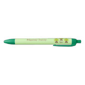 Aarde-dag bomen gepersonaliseerd blauwe inkt pen (Bodem)